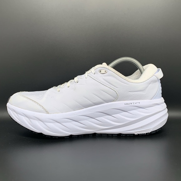 Hoka One Bondi SR White Walking / Running Shoes Women's Sz 11 - Picture 6 of 10